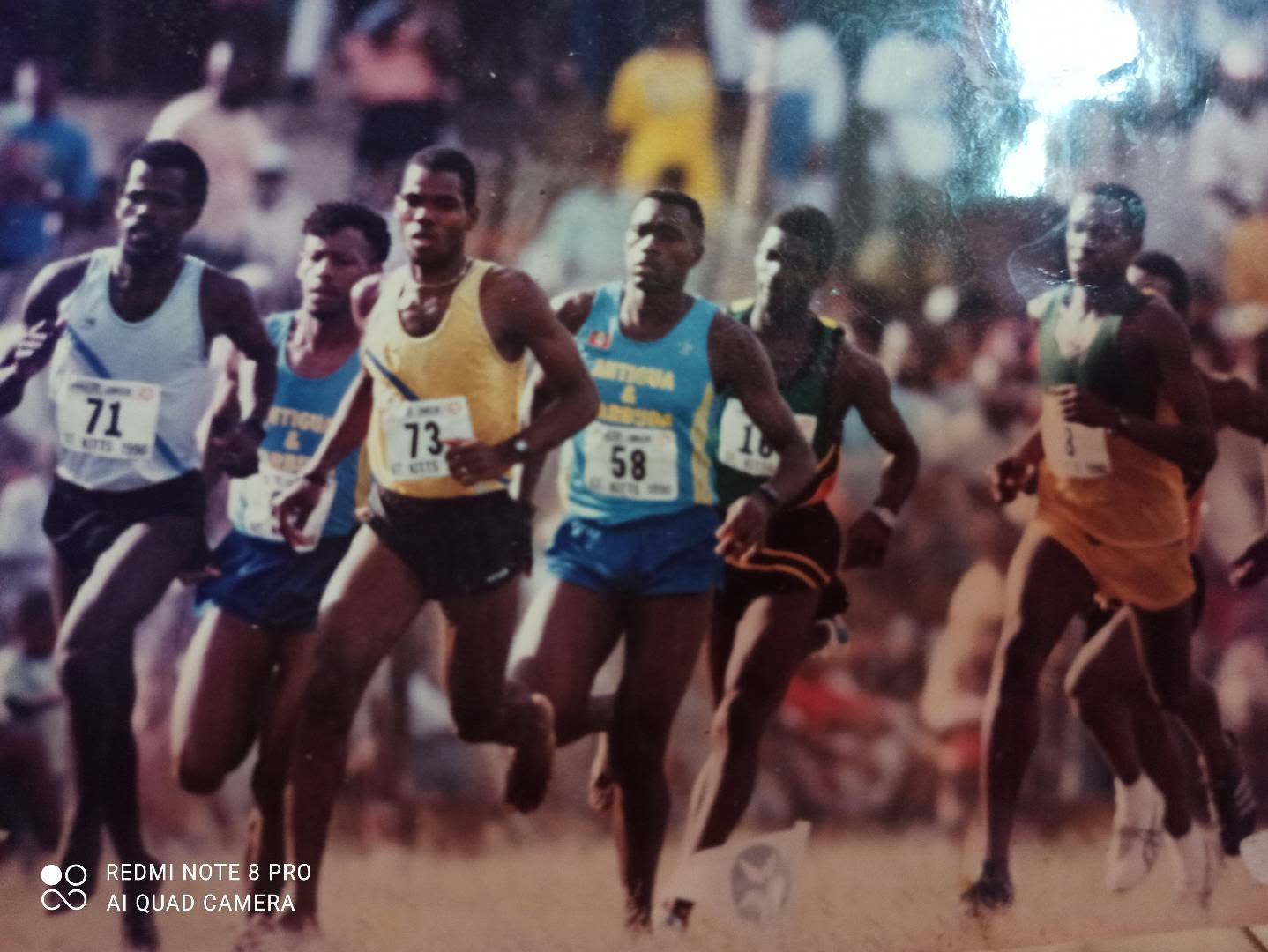 I C Popoy Simon running for Antigua and Barbuda